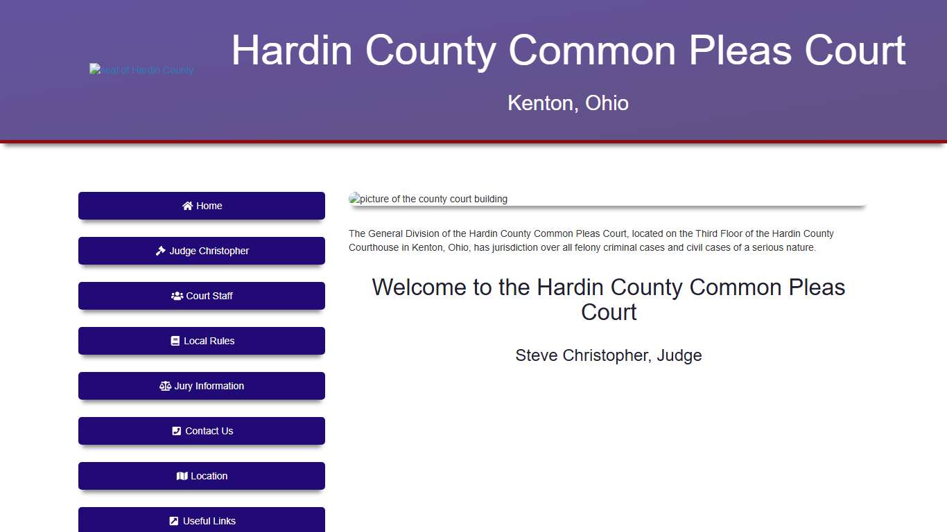 Hardin County Common Pleas Court