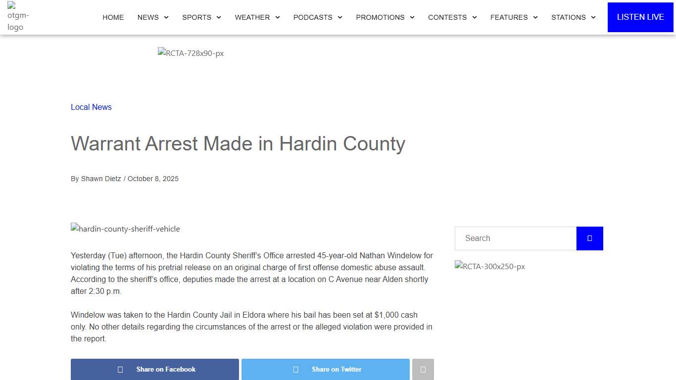 Warrant Arrest Made in Hardin County RadioOnTheGo.com - Part 4